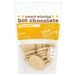 Kokoa Collection Ivory Coast 33% White Hot Chocolate Tablets – 210g