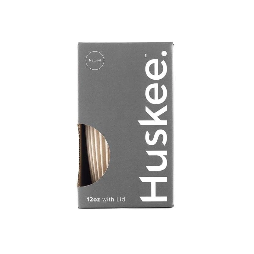 Huskee 12oz Cup & Lid – Single Retail Pack (Natural) 4 Huskee 12oz Cup & Lid – Single Retail Pack (Natural) - Image 2