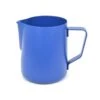 Rhinowares Stealth Blue Milk Pitcher Teflon Jug (12oz) – 350ml -Coffee Supplies Store 83 Rhinowares Stealth Blue Milk Pitcher 12oz350ml