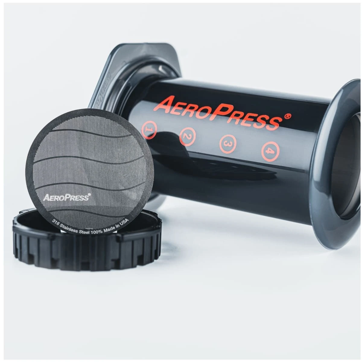Aeropress Stainless Steel Reusable Filter – Original 6 Aeropress Stainless Steel Reusable Filter – Original - Image 4