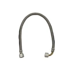 GENERIC Braided Hose 3/8 Straight X 3/8 Elbow – 0-5-metre