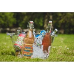 BarCraft Acrylic Large Oval Drinks Pail (Ice Bucket Cooler) 6 BarCraft Acrylic Large Oval Drinks Pail (Ice Bucket Cooler) -Coffee Supplies Store BarCraft Acrylic Large Oval Drinks Pail Ice Bucket Cooler 2