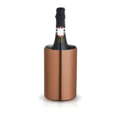 BarCraft Double Walled Copper Finish Wine Cooler