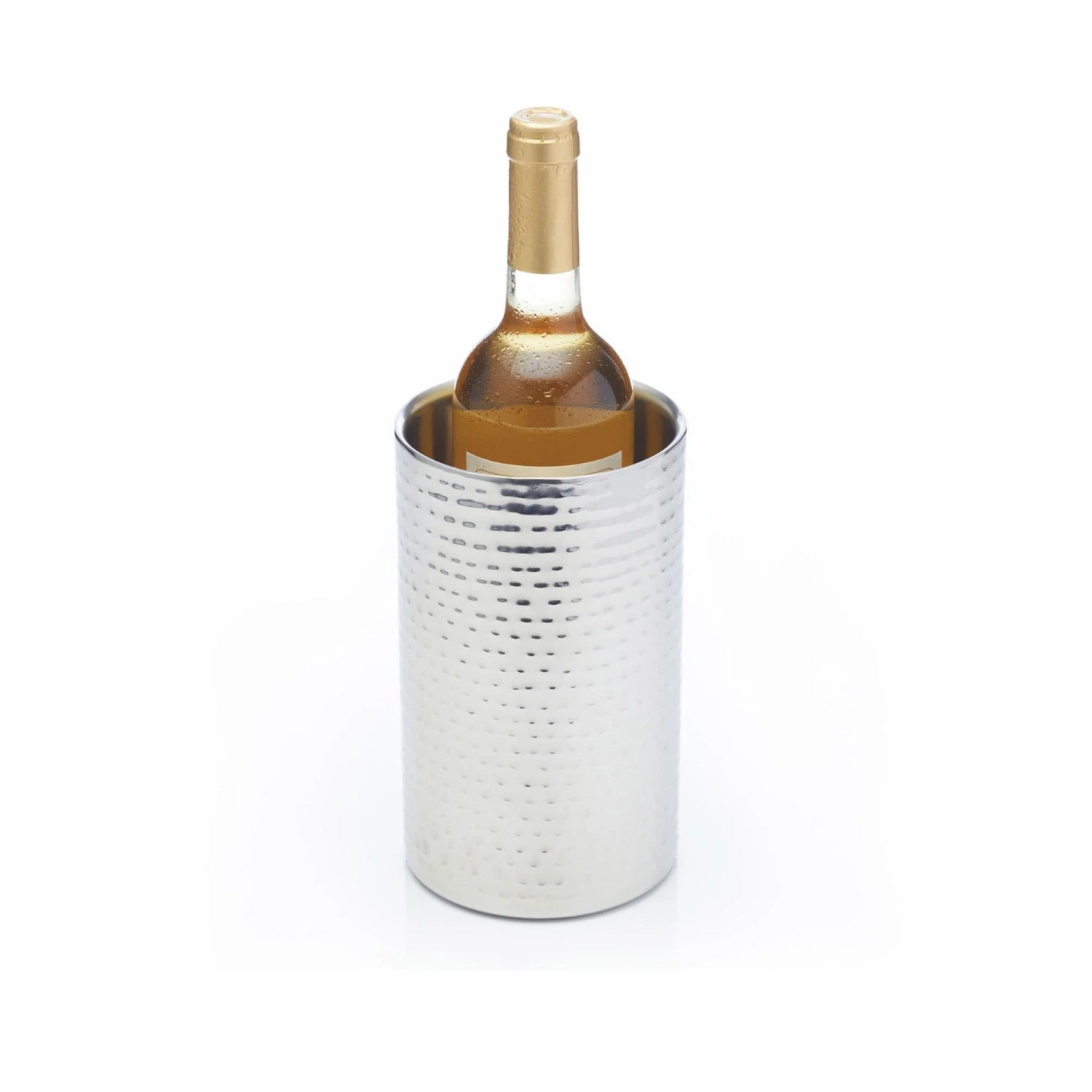 BarCraft Stainless Steel Hammered Wine Cooler 3 BarCraft Stainless Steel Hammered Wine Cooler