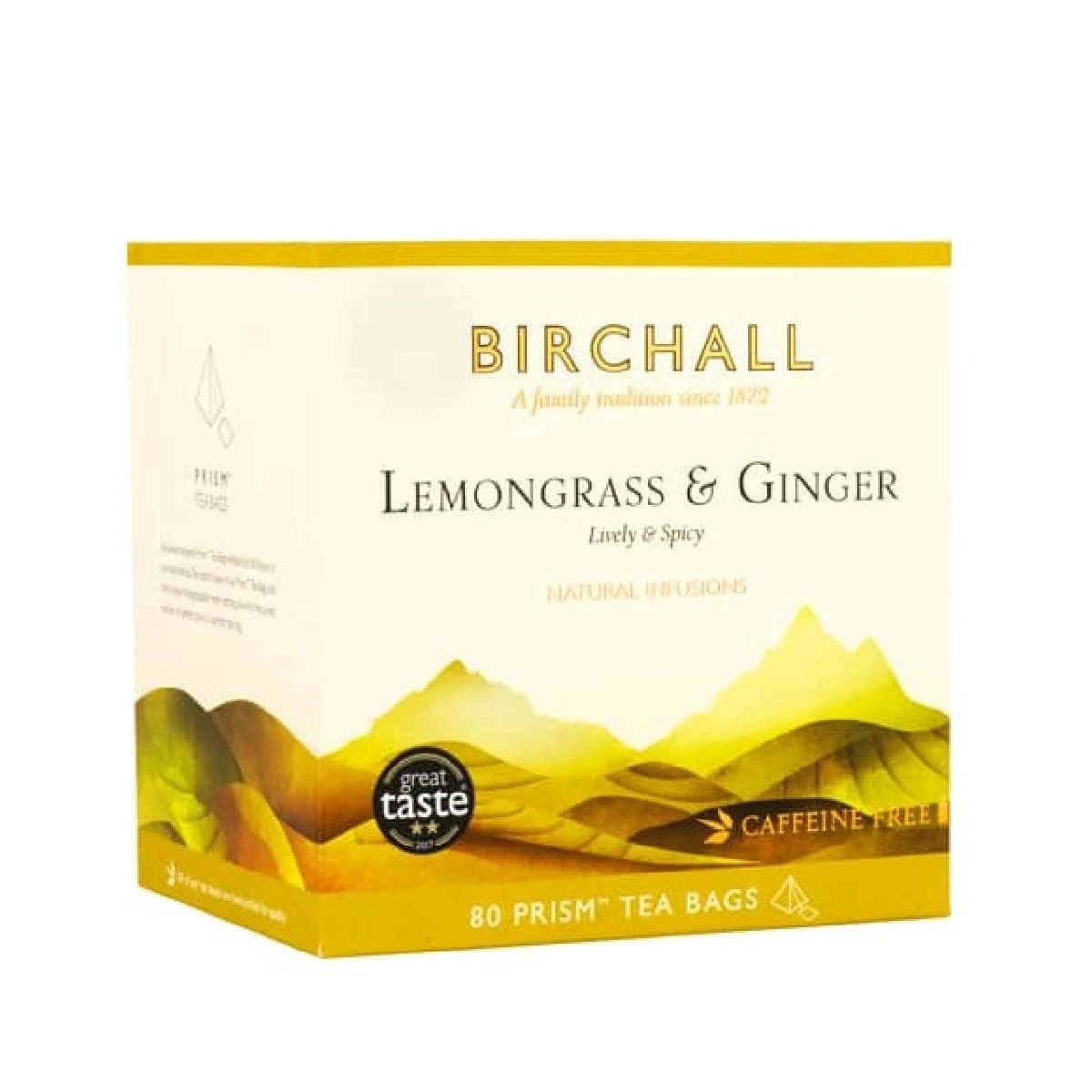 Birchall Lemongrass & Ginger – 80 Plant-Based Prism Tea Bags 3 Birchall Lemongrass & Ginger – 80 Plant-Based Prism Tea Bags