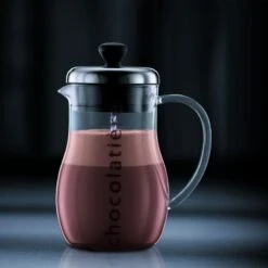 Bodum Chocolatier Chocolate Jug Shiny (1L – 34oz) -Coffee Supplies Store Bodum Chocolatier Chocolate Jug Shiny 1L 34Oz1