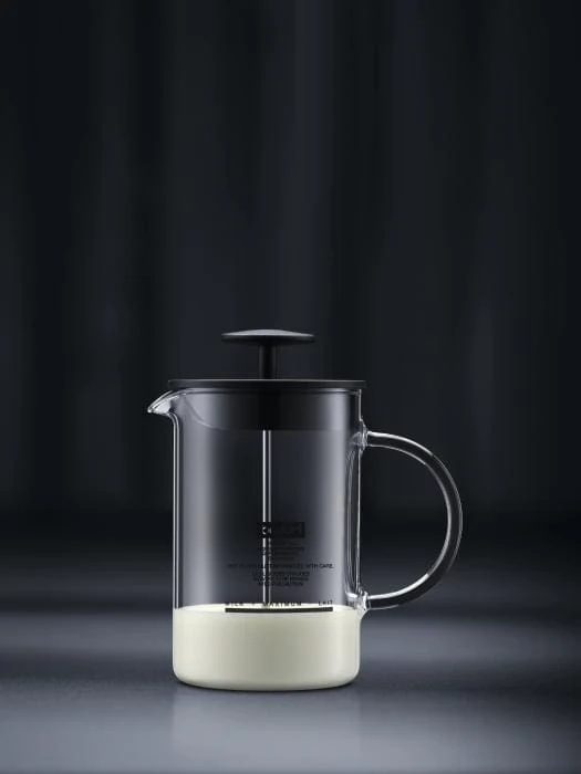 Bodum Latte Milk Frother With Glass Handle (0.25L) Black 6 Bodum Latte Milk Frother With Glass Handle (0.25L) Black - Image 4
