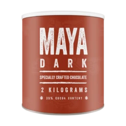 Maya Dark Hot Chocolate – 2kg Resealable Tin