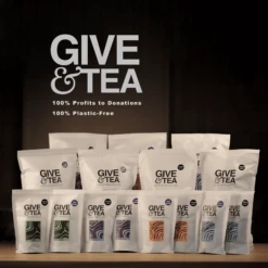 Give & Tea - Peppermint Tea (Loose Leaf Or Teabags) (Social Enterprise) (100% Plastic-Free) – Teabag Large (100) 15 Give & Tea - Peppermint Tea (Loose Leaf Or Teabags) (Social Enterprise) (100% Plastic-Free) – Teabag Large (100) -Coffee Supplies Store GiveTea Banner