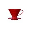 Hario V60 Plastic Coffee Dripper 02 – Red -Coffee Supplies Store Hario V60 Plastic Coffee Dripper Red Size 01