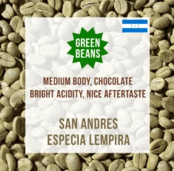 Honduras San Andres Especial Lempira, Unroasted Green Coffee Beans – Box-of-8-x-2kg