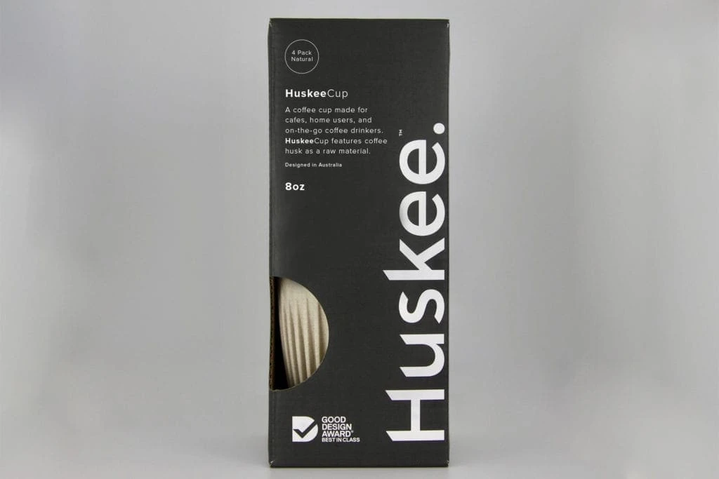HuskeeCup – Cups (Natural) (8oz) (Pack Of 4) 4 HuskeeCup – Cups (Natural) (8oz) (Pack Of 4) - Image 3