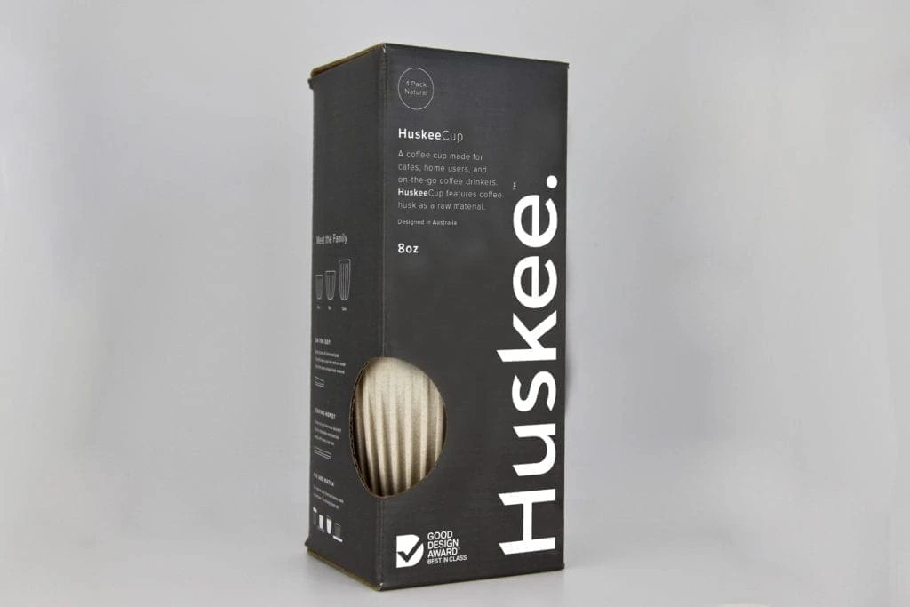 HuskeeCup – Cups (Natural) (8oz) (Pack Of 4) 3 HuskeeCup – Cups (Natural) (8oz) (Pack Of 4) - Image 2