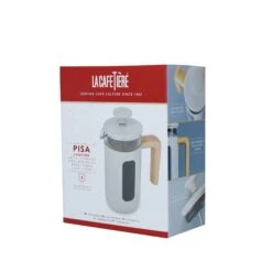 La Cafetiere Pisa (Latte Cream/Grey) (3 Cup) -Coffee Supplies Store La Cafetiere Pisa Latte Grey 3 Cup 3