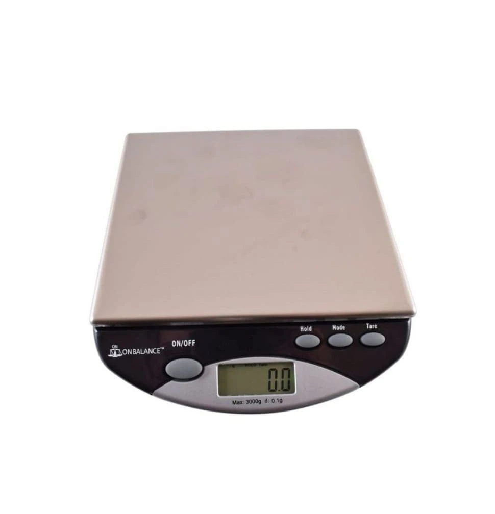 On Balance Compact Bench Scales (Silver) (0.1g X 3000g) (150 X 150mm) 4 On Balance Compact Bench Scales (Silver) (0.1g X 3000g) (150 X 150mm) - Image 2