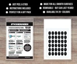 StickerDeen - Coffee Bean Pattern Removable Wall Art, Window, Furniture Espresso Filter Machine Vinyl Decal Stickers | (Pack Of 184) – Yellow -Coffee Supplies Store Packagin Coffee Beans scaled 1