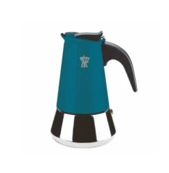 Pezzetti Steelexpress Moka Pot – 2 Cup Teal Blue