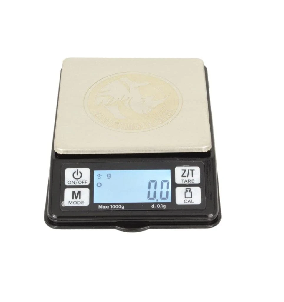Rhino Coffee Dosing Scale (Black/Silver) (0.1g X 1kg) (70 X 70mm) 5 Rhino Coffee Dosing Scale (Black/Silver) (0.1g X 1kg) (70 X 70mm) - Image 3