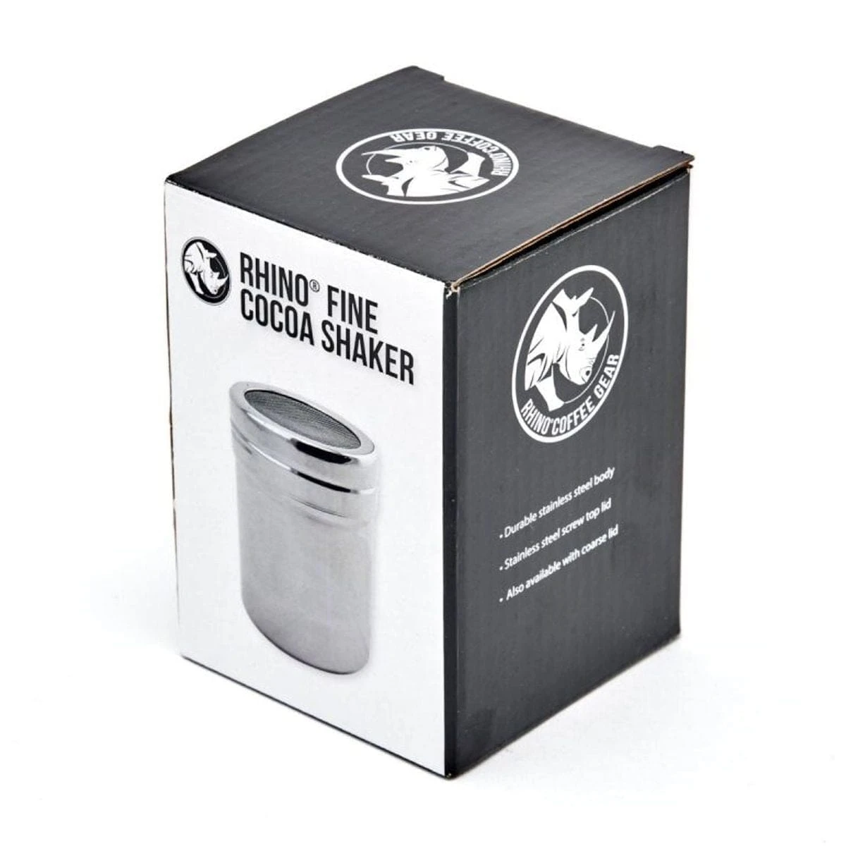 Rhinowares Stainless Steel Cocoa Shaker – Fine 3 Rhinowares Stainless Steel Cocoa Shaker – Fine