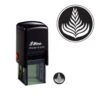 Rosetta Coffee Latte Art Loyalty Card Self-Inking Rubber Stamp -Coffee Supplies Store Rosetta scaled 1