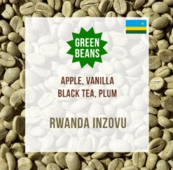 Rwanda Inzovu, Unroasted Green Coffee Beans – Box-of-8-x-2kg