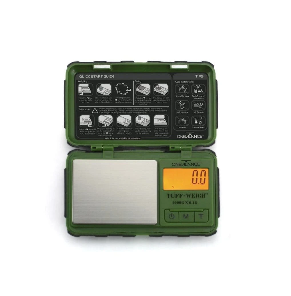 Tuff-weigh Digital Scale With Impact Resistant Case (Green) (0.1g... 3 Tuff-weigh Digital Scale With Impact Resistant Case (Green) (0.1g...