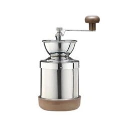 Tiamo Ceramic Hand Grinder – Stainless Steel (140g)