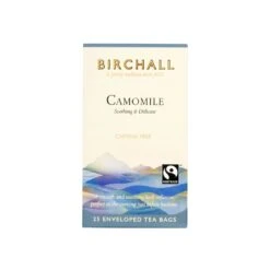 Birchall Camomile – 6 X 25 Enveloped Tea Bags (150 Teabags) 16 Birchall Camomile – 6 X 25 Enveloped Tea Bags (150 Teabags) -Coffee Supplies Store birchall camomile 25 enveloped tea bags front