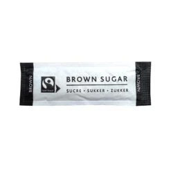 Fairtrade Brown Cane Sugar Sticks 2g (1000)