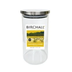 Birchall Glass Tea Jar -Coffee Supplies Store jar lemongrass ginger