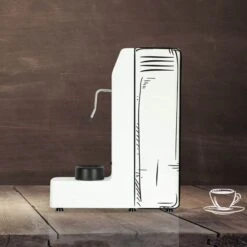 Perfect Moose JACK - Milk Steamer (Black/White) – White