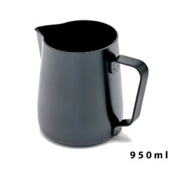 Rhinowares Stealth Black Milk Pitcher Teflon Jug (32oz) – 950ml